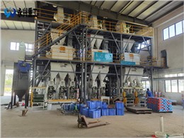 廣東佛山瓷磚膠/抗裂/石膏砂漿生產(chǎn)線(xiàn)